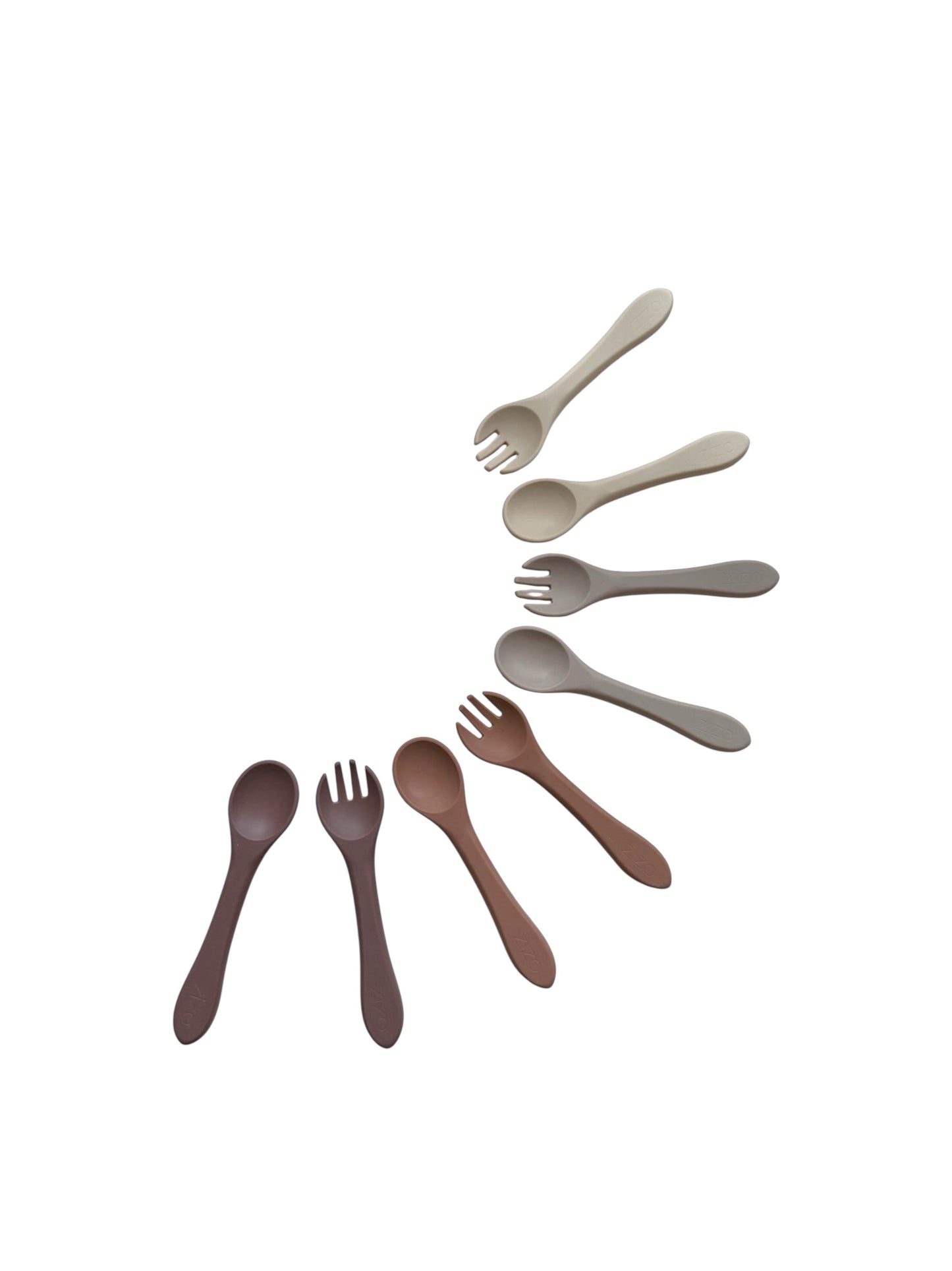 Silicone Spoon & Fork Set